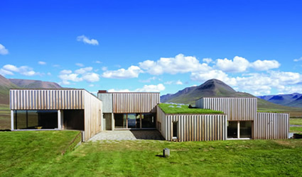 casa passiva hof, casa passiva, architettura islanda, architettura sostenibile, casa passiva hof, efficienza energetica, energia geotermica