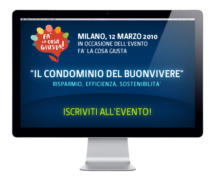 Iscriviti subito all'evento: IL CONDOMINIO DEL BUONVIVERE!