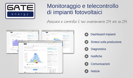 gate energy, energy monitoring, energy management, monitoraggio implant fotovoltaici, monitoraggio fotovoltaico