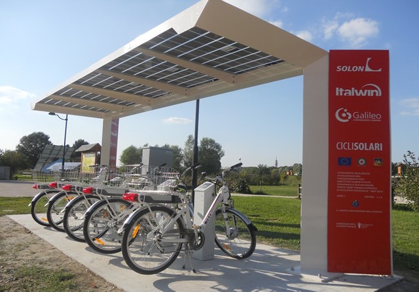 bike sharing elettrico, padova