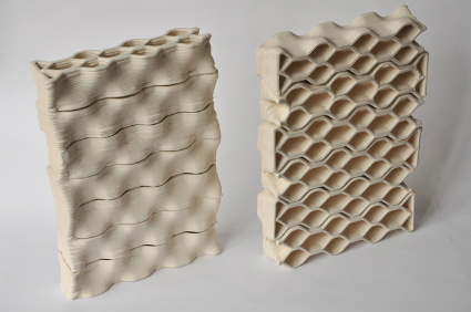 building bytes, mattoni in ceramica stampata