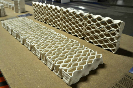 building bytes, mattoni in ceramica stampata