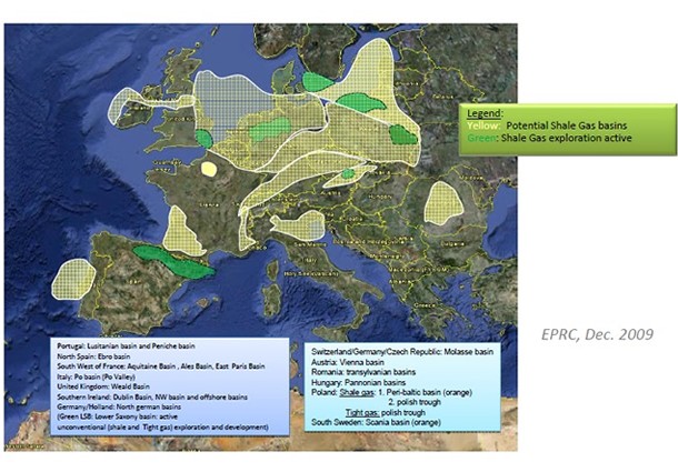 shale gas germania, germania shale gas