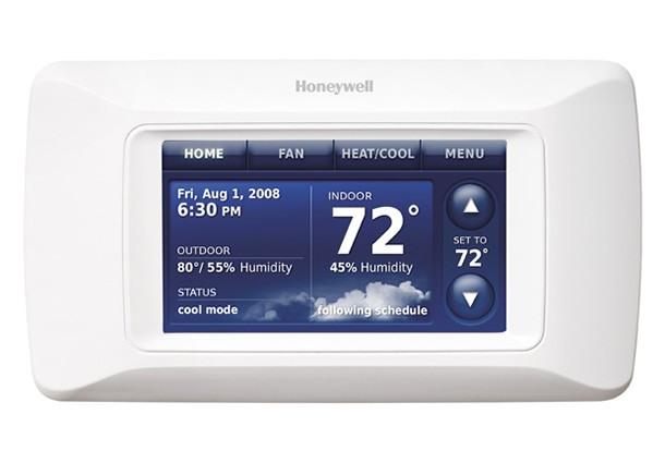 regolazione temperatura honeywell