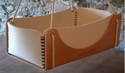 woodly, culla in legno, ecodesign