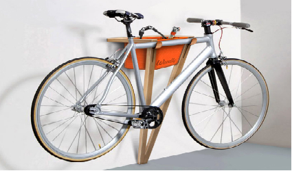 woodly, supporto bici, ecodesign