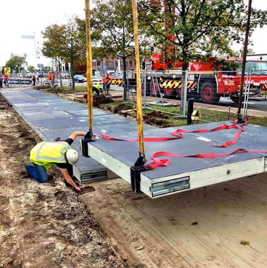 Installazione Solaroad, Pista Ciclabile Solare