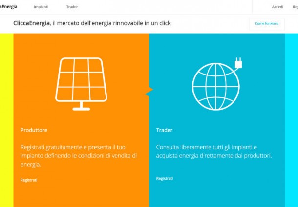 Gestione d’Impianti di Energia Rinnovabile: nasce CliccaEnergia