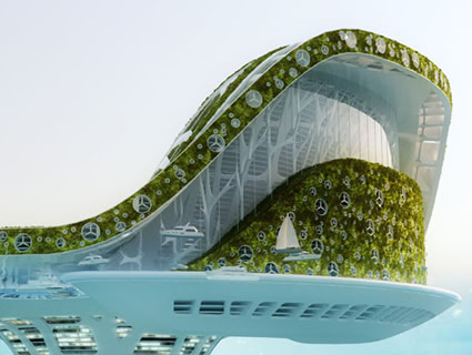 vincent callebaut, lilypad, Lilypad, Vincent Callebaut, architettura sostenibile lilypad, architettura sostenibile, ecotectural, ecopolis, ecopolis callebaut,