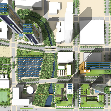 project green, urbanistica sostenibile, architettura sostenibile, risorse energetiche, trattamento acque, risorse idriche  