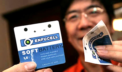 batterie di carta, batterie di cellulosa, batteria di carta, batteria di cellulosa, ppy