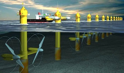 energia dal mare, energia dall'oceano, energia dalle onde, turbine energia dal mare, turbine oceaniche, energia dalle fiumi, marine current turbine, tidal, seagen, sea gen, pelamis wave power